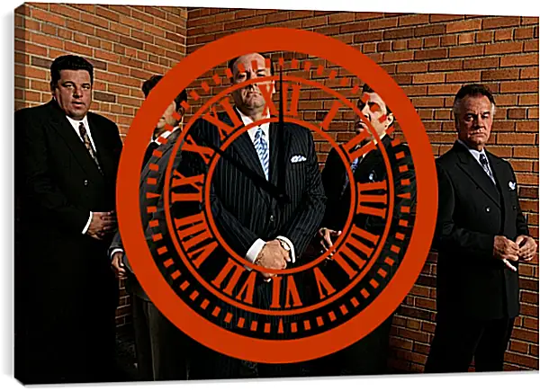 Часы картина - Клан Сопрано. The Sopranos Часы картина - Клан Сопрано. The Sopranos