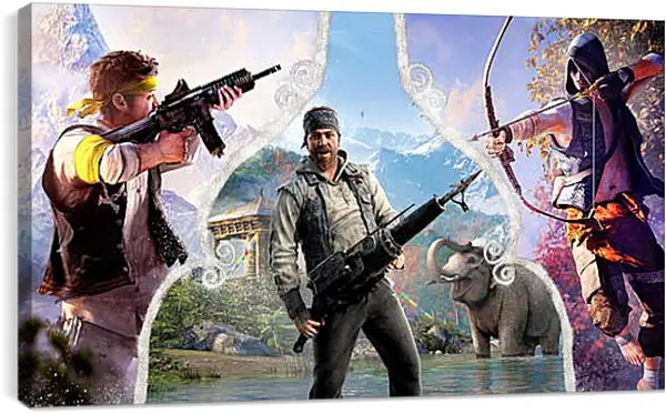 Постер на подрамнике - Far Cry 4 Постер на подрамнике - Far Cry 4