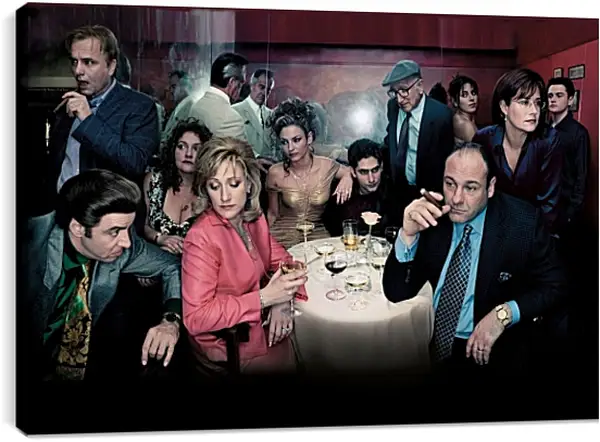 Постер на подрамнике - Клан Сопрано. The Sopranos Постер на подрамнике - Клан Сопрано. The Sopranos