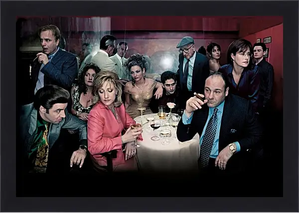 Картина в раме - Клан Сопрано. The Sopranos Картина в раме - Клан Сопрано. The Sopranos