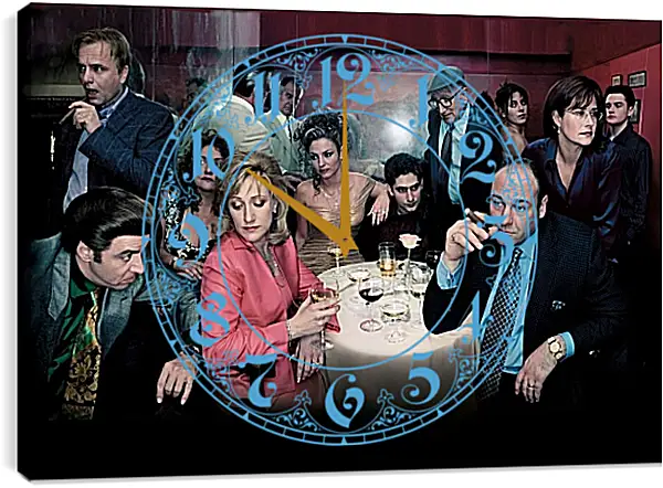Часы картина - Клан Сопрано. The Sopranos Часы картина - Клан Сопрано. The Sopranos