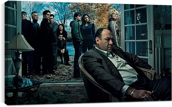 Постер на подрамнике - Клан Сопрано. The Sopranos Постер на подрамнике - Клан Сопрано. The Sopranos
