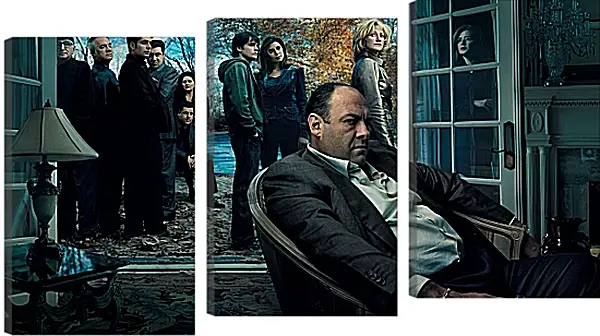Модульная картина - Клан Сопрано. The Sopranos Модульная картина - Клан Сопрано. The Sopranos