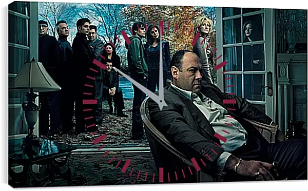 Часы картина - Клан Сопрано. The Sopranos Часы картина - Клан Сопрано. The Sopranos