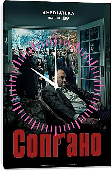 Часы картина - Клан Сопрано. The Sopranos Часы картина - Клан Сопрано. The Sopranos