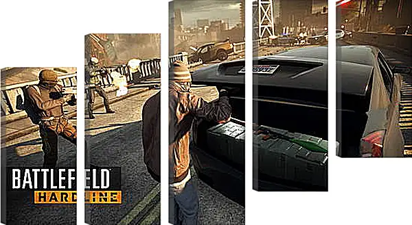 Модульная картина - Battlefield: Hardline Модульная картина - Battlefield: Hardline