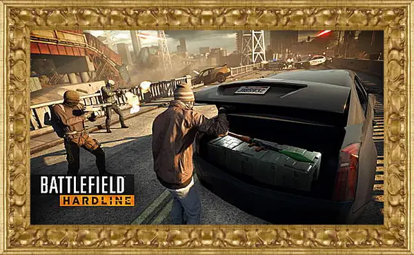 Картина в раме - Battlefield: Hardline Картина в раме - Battlefield: Hardline