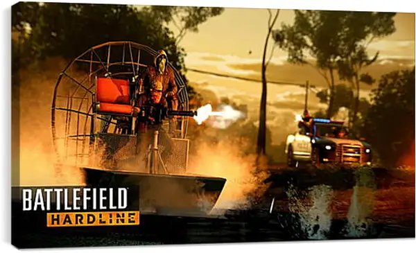 Постер на подрамнике - Battlefield: Hardline Постер на подрамнике - Battlefield: Hardline