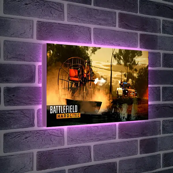 Лайтбокс световая панель - Battlefield: Hardline Лайтбокс световая панель - Battlefield: Hardline