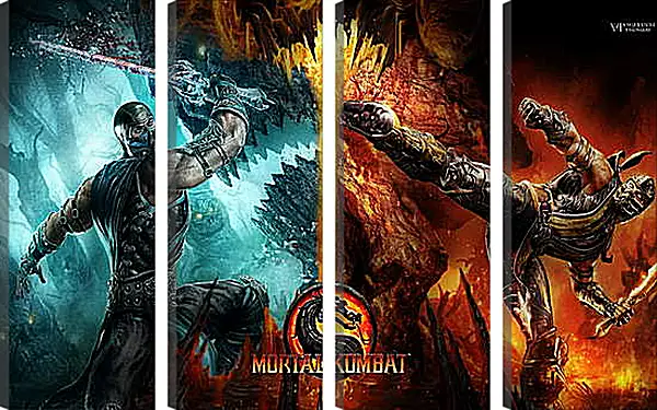 Модульная картина - Mortal Kombat Модульная картина - Mortal Kombat