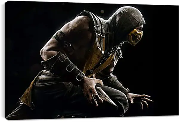 Постер на подрамнике - Mortal Kombat X, Scorpio Постер на подрамнике - Mortal Kombat X, Scorpio