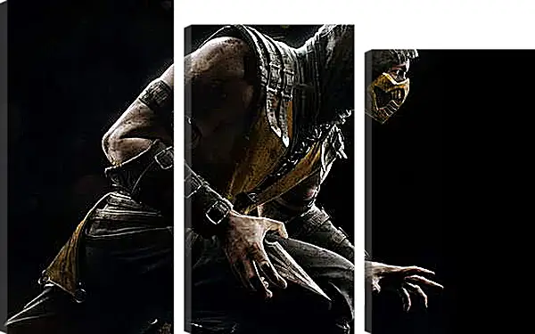 Модульная картина - Mortal Kombat X, Scorpio Модульная картина - Mortal Kombat X, Scorpio