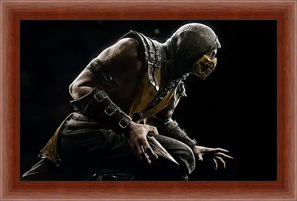 Картина в раме - Mortal Kombat X, Scorpio Картина в раме - Mortal Kombat X, Scorpio