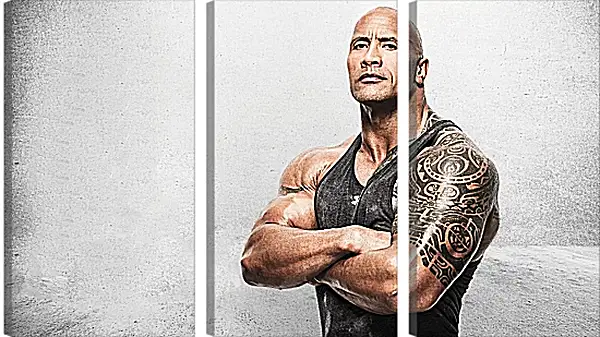 Модульная картина - Dwayne Douglas Johnson. Дуэйн Джонсон (Скала) Модульная картина - Dwayne Douglas Johnson. Дуэйн Джонсон (Скала)