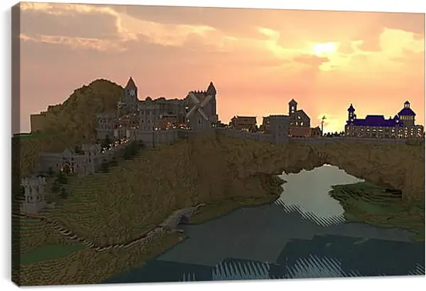 Постер на подрамнике - Minecraft Постер на подрамнике - Minecraft
