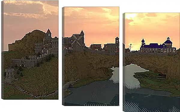 Модульная картина - Minecraft Модульная картина - Minecraft