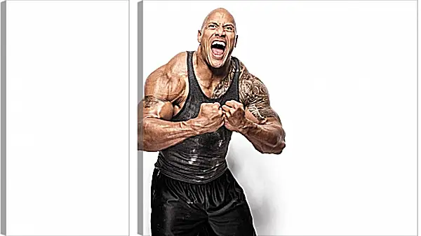 Модульная картина - Dwayne Douglas Johnson. Дуэйн Джонсон (Скала) Модульная картина - Dwayne Douglas Johnson. Дуэйн Джонсон (Скала)