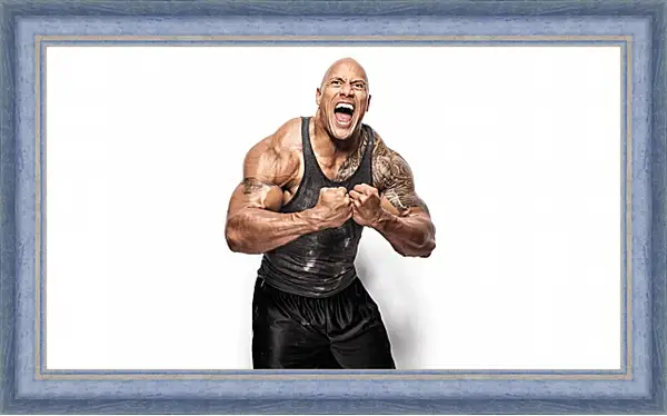 Картина в раме - Dwayne Douglas Johnson. Дуэйн Джонсон (Скала) Картина в раме - Dwayne Douglas Johnson. Дуэйн Джонсон (Скала)