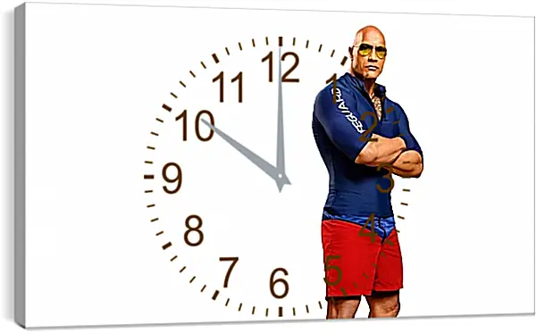 Часы картина - Dwayne Douglas Johnson. Дуэйн Джонсон (Скала) Часы картина - Dwayne Douglas Johnson. Дуэйн Джонсон (Скала)