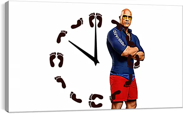 Часы картина - Dwayne Douglas Johnson. Дуэйн Джонсон (Скала) Часы картина - Dwayne Douglas Johnson. Дуэйн Джонсон (Скала)