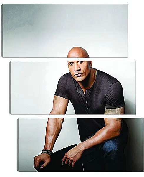 Модульная картина - Dwayne Douglas Johnson. Дуэйн Джонсон (Скала) Модульная картина - Dwayne Douglas Johnson. Дуэйн Джонсон (Скала)