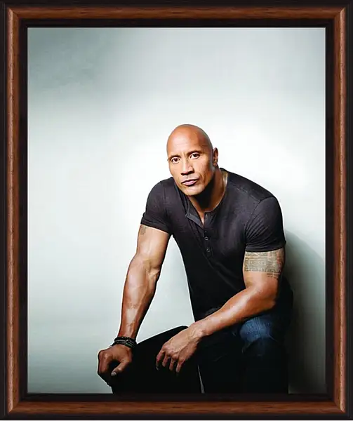 Картина в раме - Dwayne Douglas Johnson. Дуэйн Джонсон (Скала) Картина в раме - Dwayne Douglas Johnson. Дуэйн Джонсон (Скала)