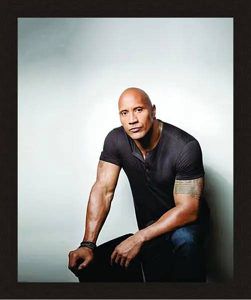 Картина в раме - Dwayne Douglas Johnson. Дуэйн Джонсон (Скала) Картина в раме - Dwayne Douglas Johnson. Дуэйн Джонсон (Скала)