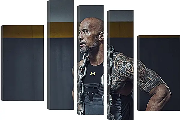 Модульная картина - Dwayne Douglas Johnson. Дуэйн Джонсон (Скала) Модульная картина - Dwayne Douglas Johnson. Дуэйн Джонсон (Скала)