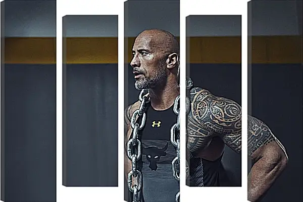 Модульная картина - Dwayne Douglas Johnson. Дуэйн Джонсон (Скала) Модульная картина - Dwayne Douglas Johnson. Дуэйн Джонсон (Скала)