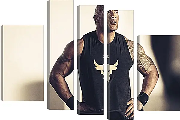 Модульная картина - Dwayne Douglas Johnson. Дуэйн Джонсон (Скала) Модульная картина - Dwayne Douglas Johnson. Дуэйн Джонсон (Скала)