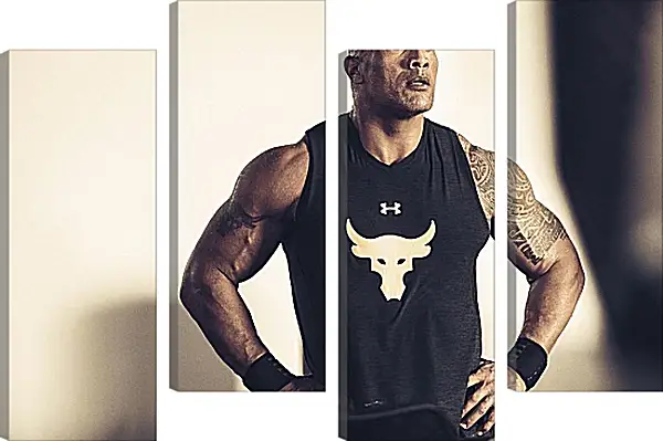 Модульная картина - Dwayne Douglas Johnson. Дуэйн Джонсон (Скала) Модульная картина - Dwayne Douglas Johnson. Дуэйн Джонсон (Скала)