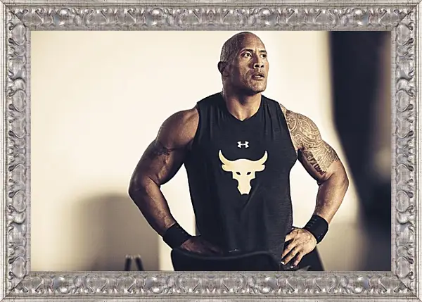 Картина в раме - Dwayne Douglas Johnson. Дуэйн Джонсон (Скала) Картина в раме - Dwayne Douglas Johnson. Дуэйн Джонсон (Скала)