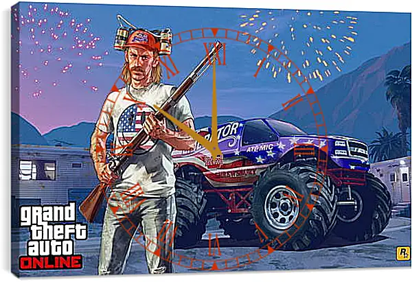 Часы картина - Grand Theft Auto V Часы картина - Grand Theft Auto V