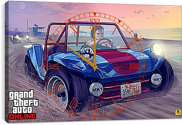 Часы картина - Grand Theft Auto V Часы картина - Grand Theft Auto V