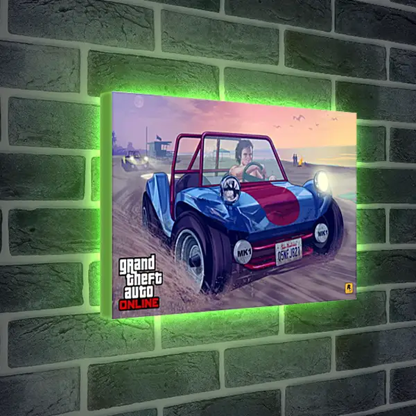 Лайтбокс световая панель - Grand Theft Auto V Лайтбокс световая панель - Grand Theft Auto V