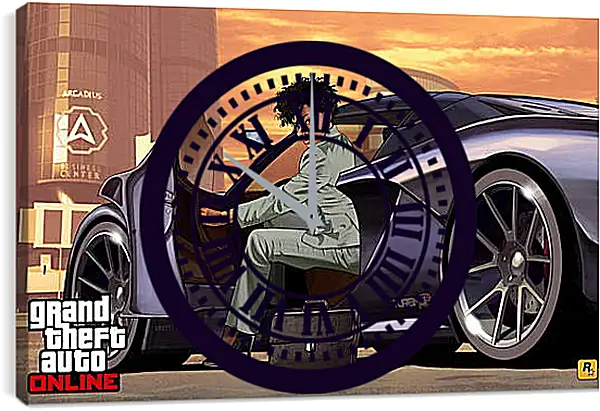 Часы картина - Grand Theft Auto V Часы картина - Grand Theft Auto V