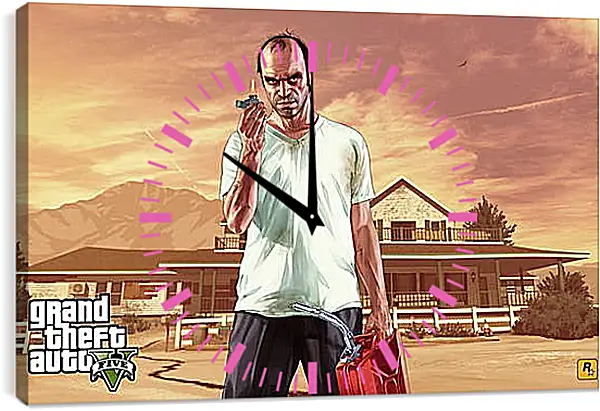 Часы картина - Grand Theft Auto V Часы картина - Grand Theft Auto V