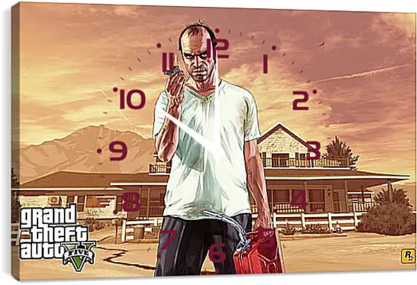 Часы картина - Grand Theft Auto V Часы картина - Grand Theft Auto V