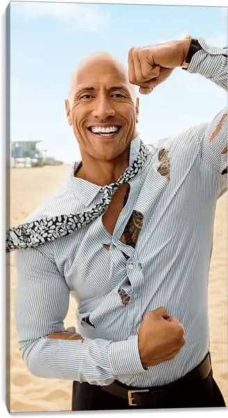 Постер на подрамнике - Dwayne Douglas Johnson. Дуэйн Джонсон (Скала) Постер на подрамнике - Dwayne Douglas Johnson. Дуэйн Джонсон (Скала)
