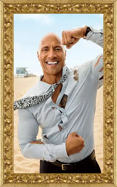 Картина в раме - Dwayne Douglas Johnson. Дуэйн Джонсон (Скала) Картина в раме - Dwayne Douglas Johnson. Дуэйн Джонсон (Скала)