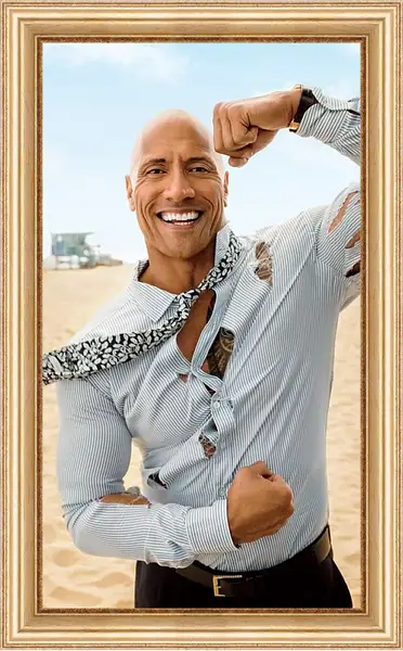 Картина в раме - Dwayne Douglas Johnson. Дуэйн Джонсон (Скала) Картина в раме - Dwayne Douglas Johnson. Дуэйн Джонсон (Скала)
