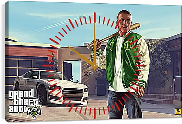 Часы картина - Grand Theft Auto V Часы картина - Grand Theft Auto V