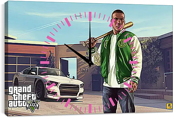 Часы картина - Grand Theft Auto V Часы картина - Grand Theft Auto V