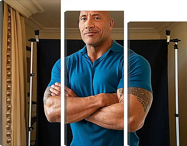 Модульная картина - Dwayne Douglas Johnson. Дуэйн Джонсон (Скала) Модульная картина - Dwayne Douglas Johnson. Дуэйн Джонсон (Скала)