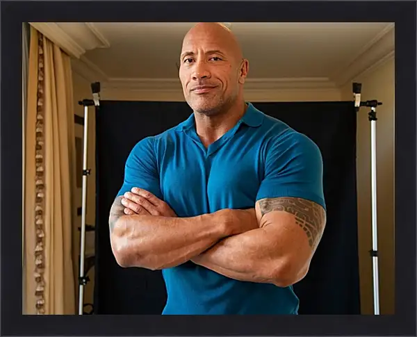 Картина в раме - Dwayne Douglas Johnson. Дуэйн Джонсон (Скала) Картина в раме - Dwayne Douglas Johnson. Дуэйн Джонсон (Скала)