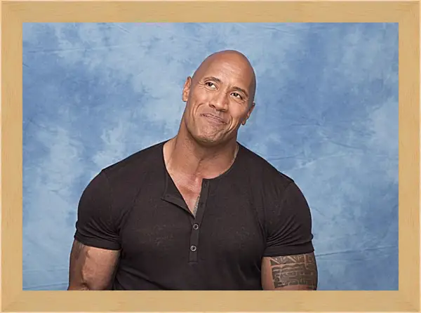 Картина в раме - Dwayne Douglas Johnson. Дуэйн Джонсон (Скала) Картина в раме - Dwayne Douglas Johnson. Дуэйн Джонсон (Скала)