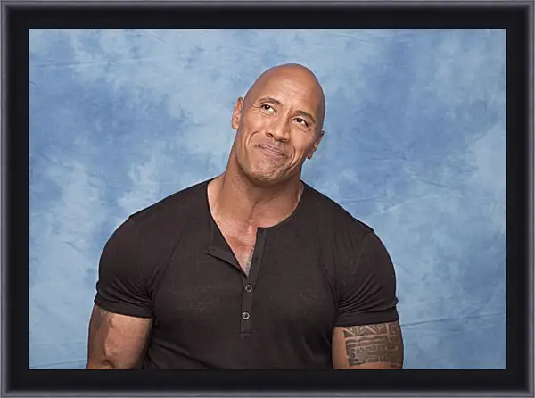 Картина в раме - Dwayne Douglas Johnson. Дуэйн Джонсон (Скала) Картина в раме - Dwayne Douglas Johnson. Дуэйн Джонсон (Скала)