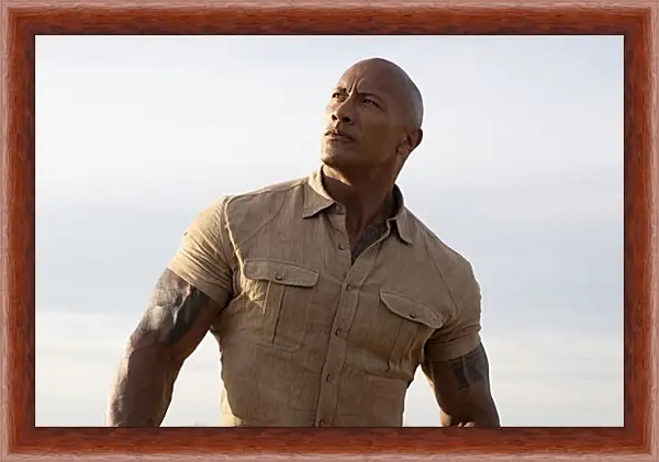 Картина в раме - Dwayne Douglas Johnson. Дуэйн Джонсон (Скала) Картина в раме - Dwayne Douglas Johnson. Дуэйн Джонсон (Скала)