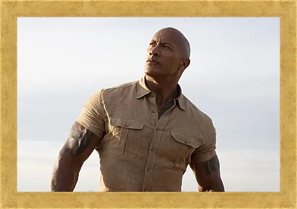 Картина в раме - Dwayne Douglas Johnson. Дуэйн Джонсон (Скала) Картина в раме - Dwayne Douglas Johnson. Дуэйн Джонсон (Скала)