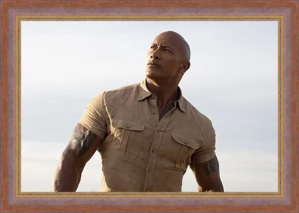 Картина в раме - Dwayne Douglas Johnson. Дуэйн Джонсон (Скала) Картина в раме - Dwayne Douglas Johnson. Дуэйн Джонсон (Скала)